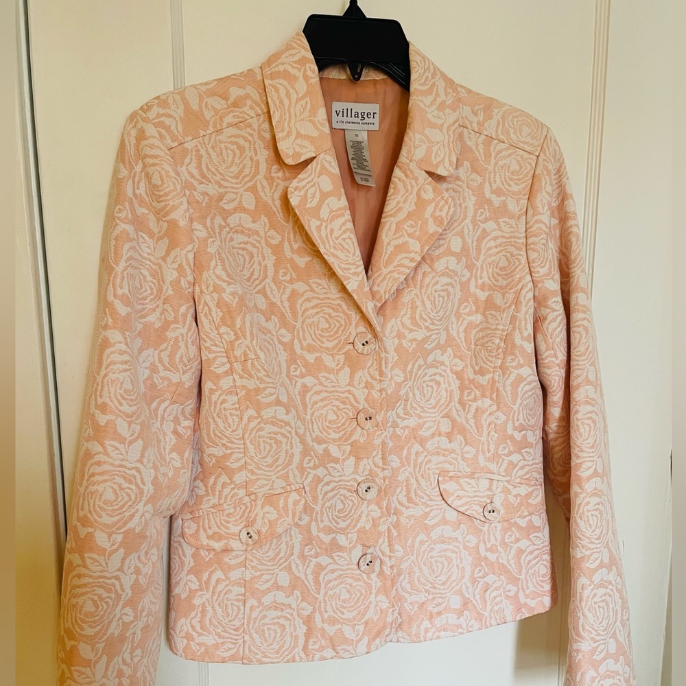 Liz Claiborne Floral Jacket Derby